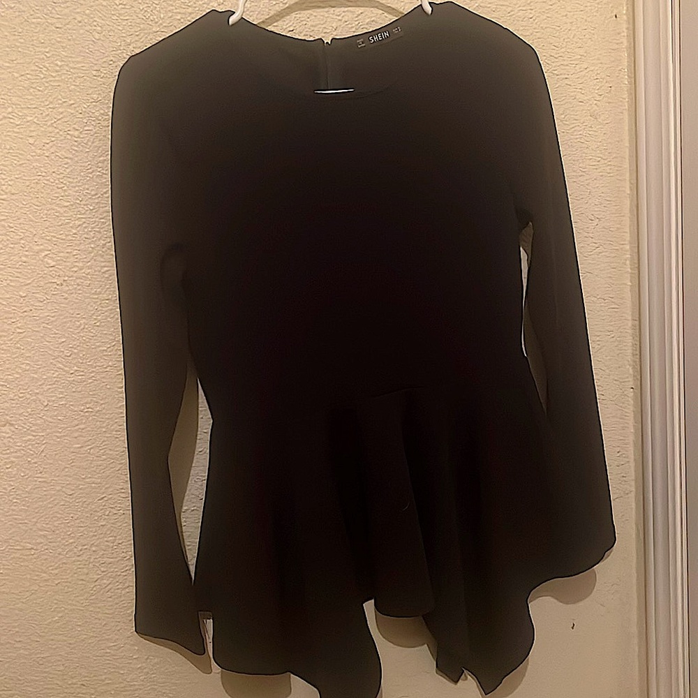 Black long sleeve, work/professional